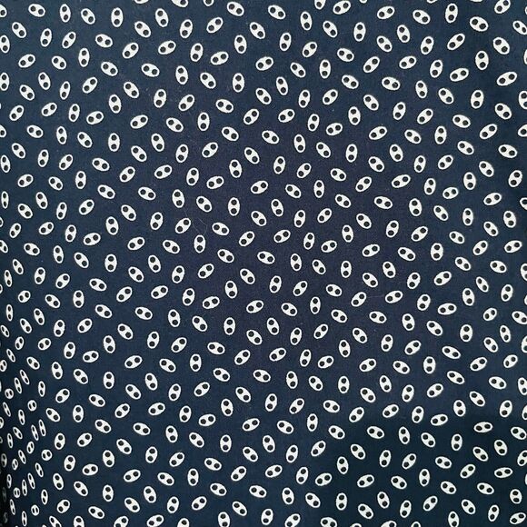 Banana Republic Tech Stretch Men's XL Slim Flex Fit Navy Blue Button Up Shirt - Picture 3 of 16